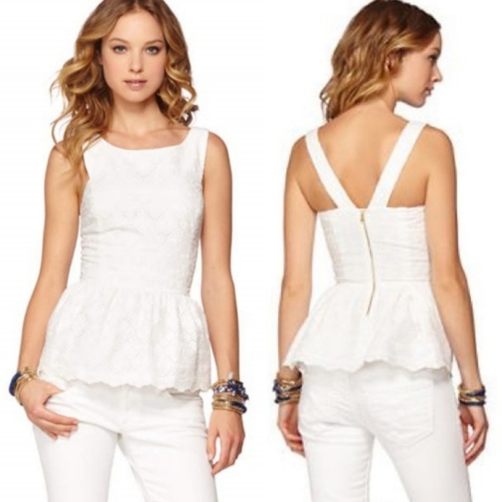 Lilly Pulitzer Charleston Eyelet Ashton Top